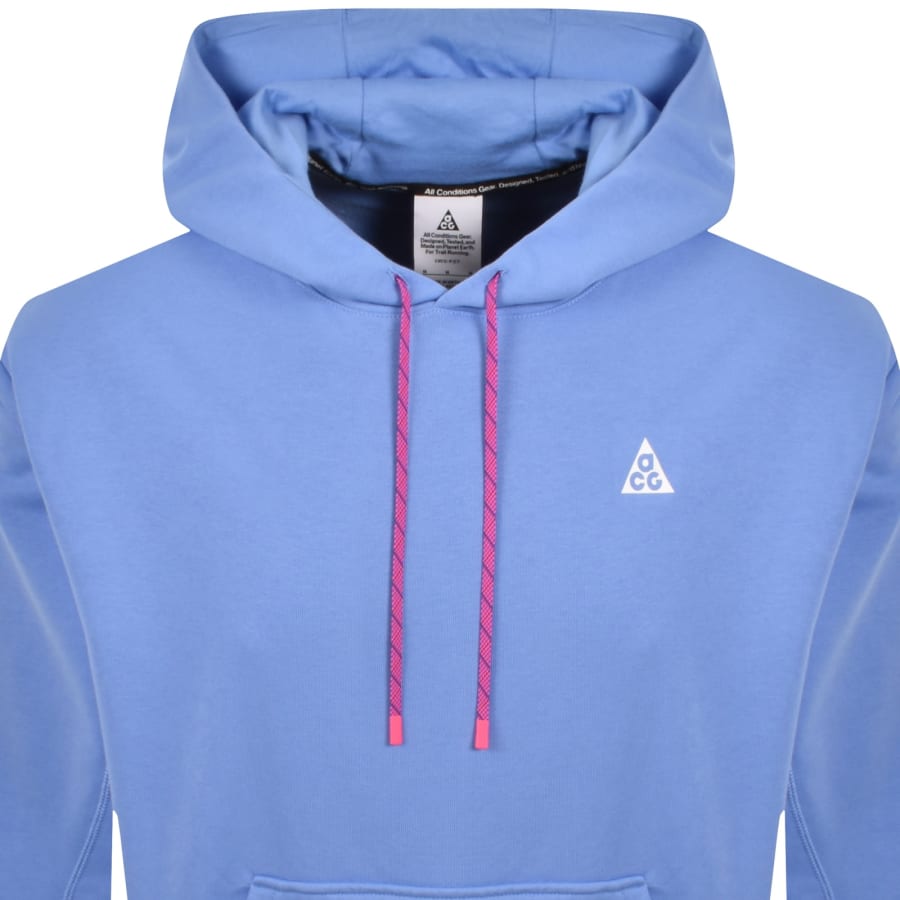 Image number 3 for Nike ACG Dri Fit Magic Hour Hoodie Blue