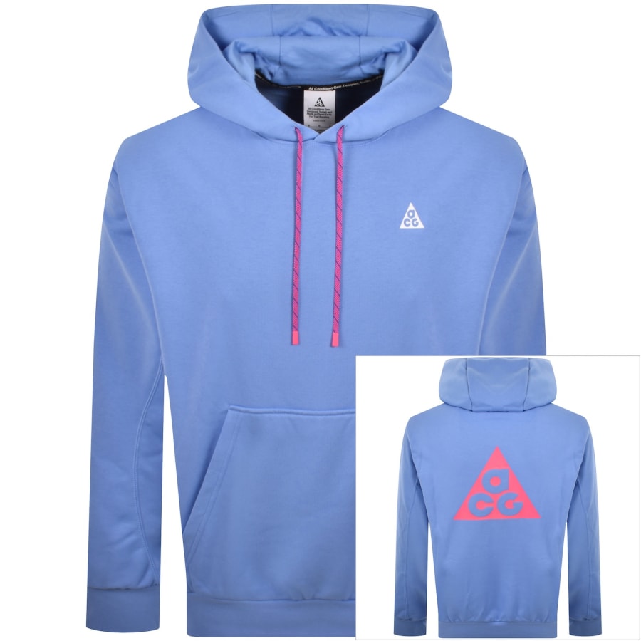 Image number 1 for Nike ACG Dri Fit Magic Hour Hoodie Blue