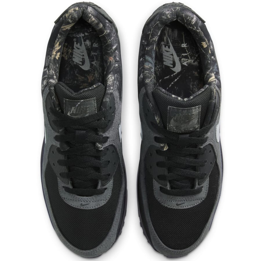 Image number 3 for Nike Air Max 90 Trainers Black