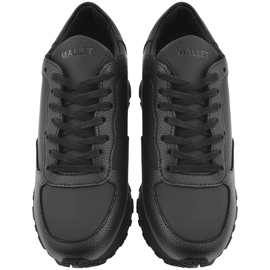 Image number 3 for Mallet Popham Trainers Black