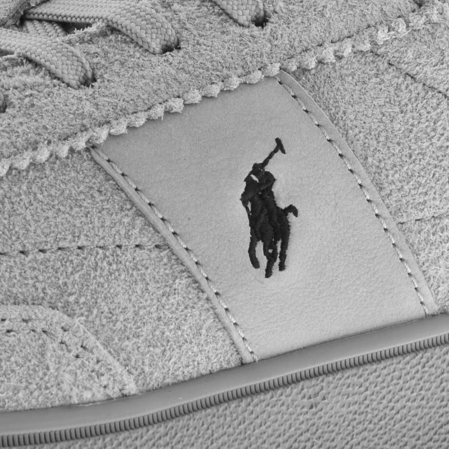 Image number 4 for Ralph Lauren Bedford Trainers Grey