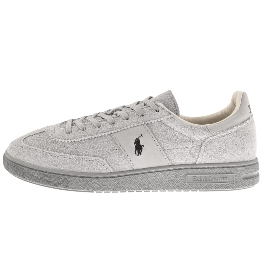 Image number 1 for Ralph Lauren Bedford Trainers Grey