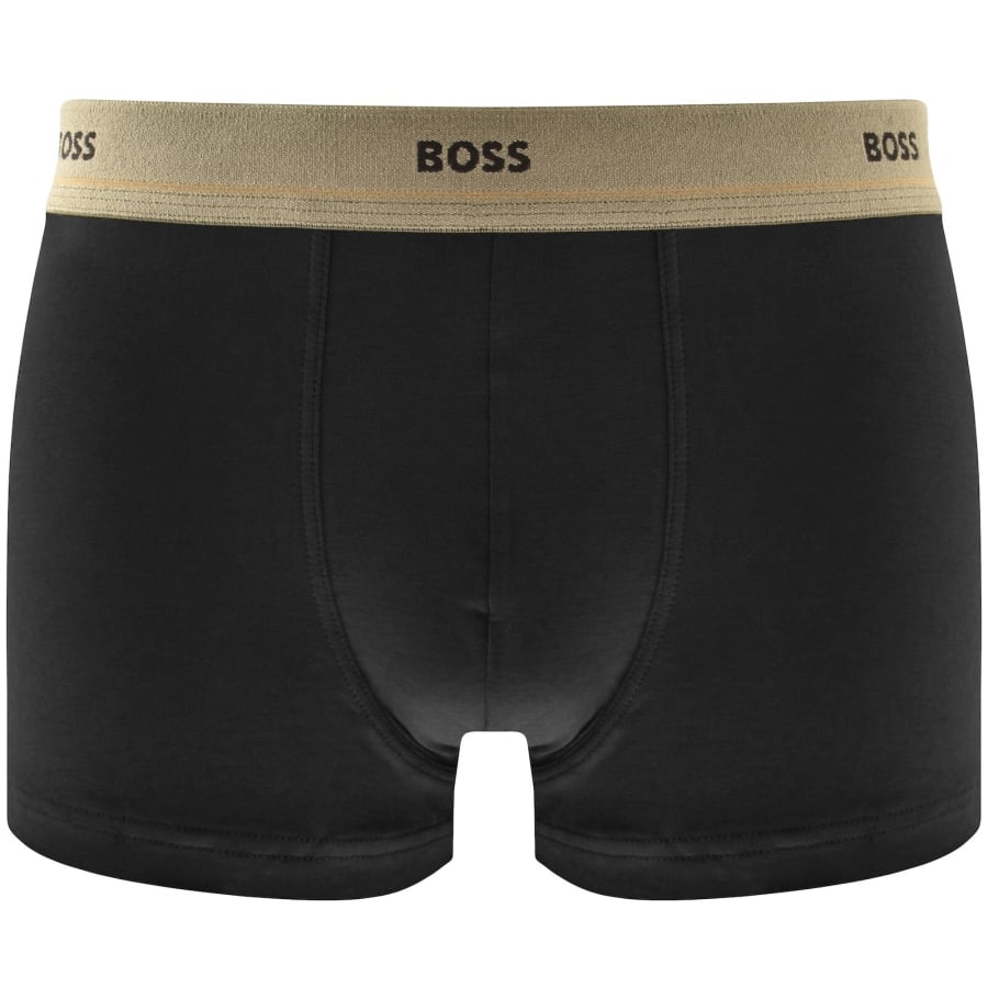 Image number 2 for BOSS Underwear 5 Pack Boxer Trunks Black