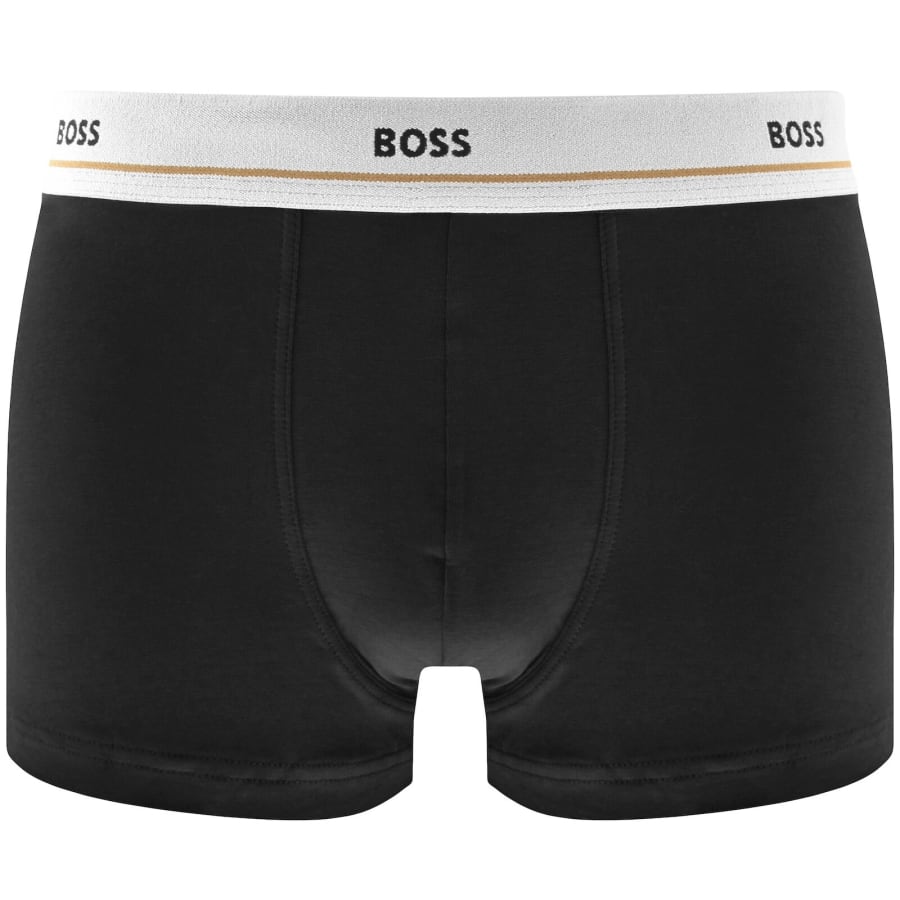 Image number 3 for BOSS Underwear 5 Pack Boxer Trunks Black