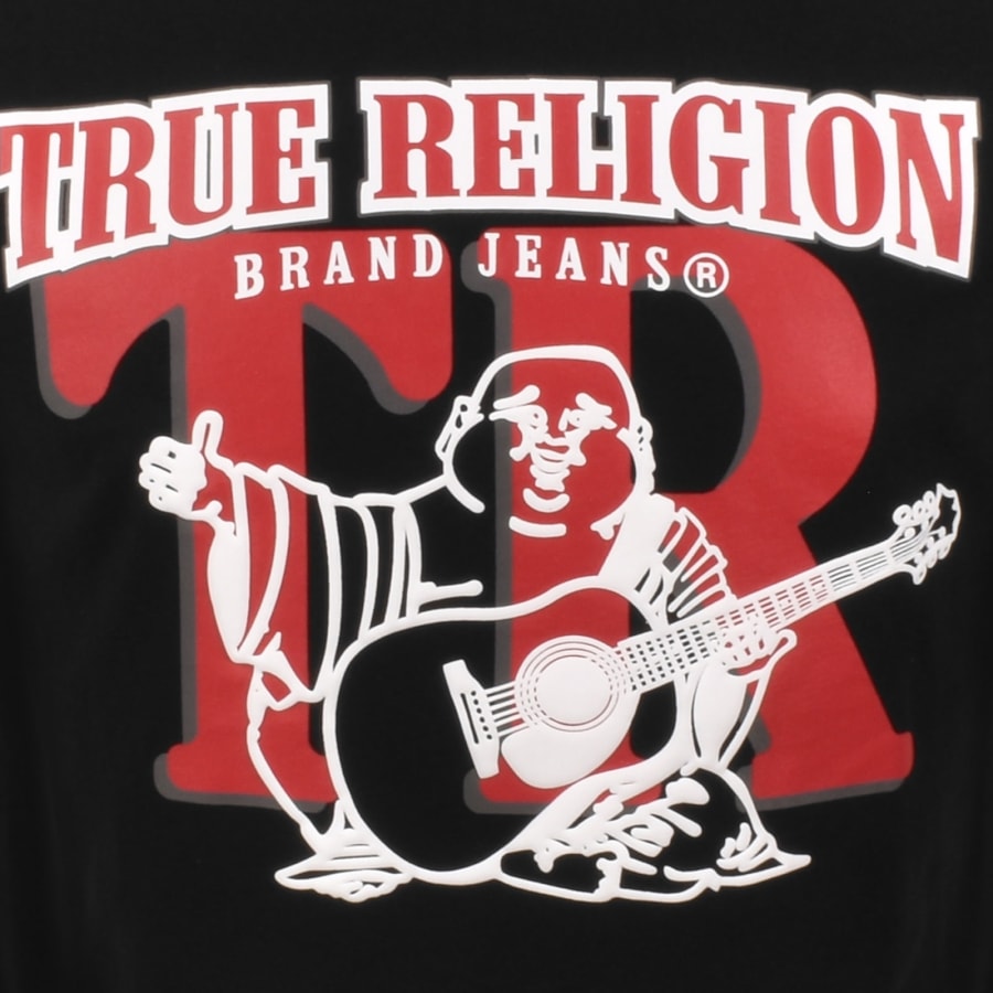 Image number 3 for True Religion Big Buddha T Shirt Black