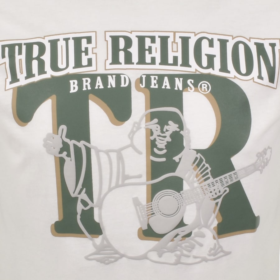 Image number 3 for True Religion Big Buddha T Shirt Optic White