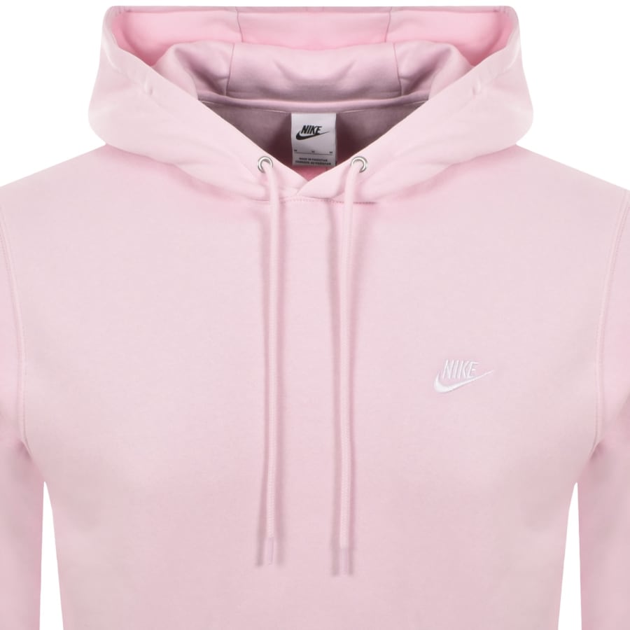 Image number 2 for Nike Club Hoodie Pink