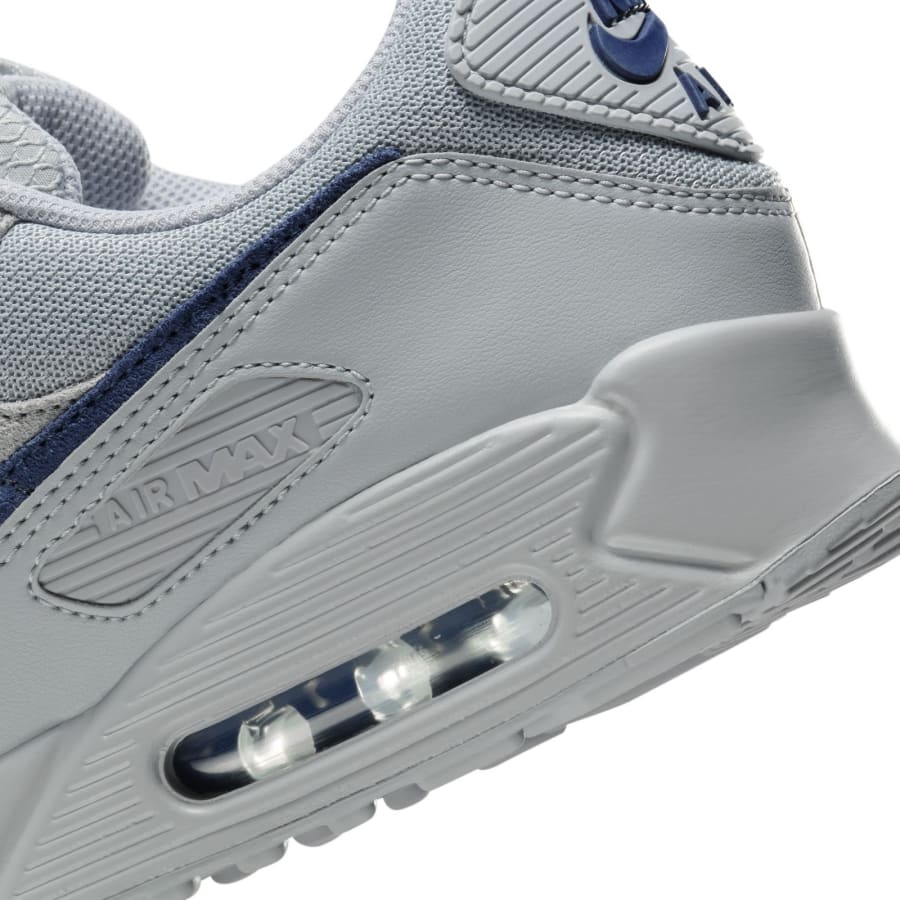 Image number 4 for Nike Air Max 90 Trainers Wolf Grey