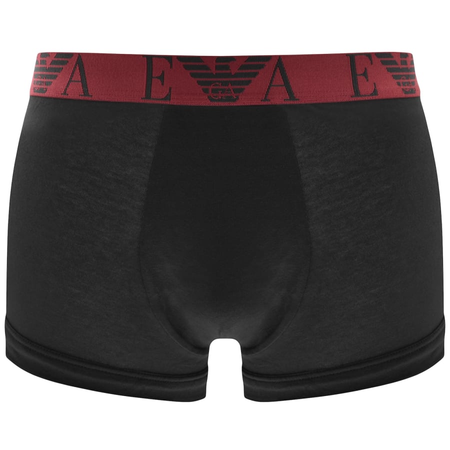 Image number 2 for Emporio Armani Underwear 3 Pack Boxer Trunks