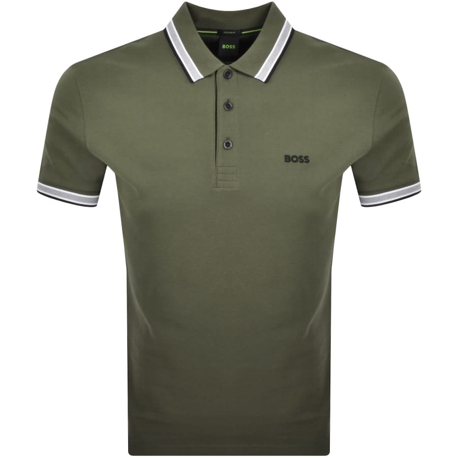 Image number 1 for BOSS Paddy Polo T Shirt Green