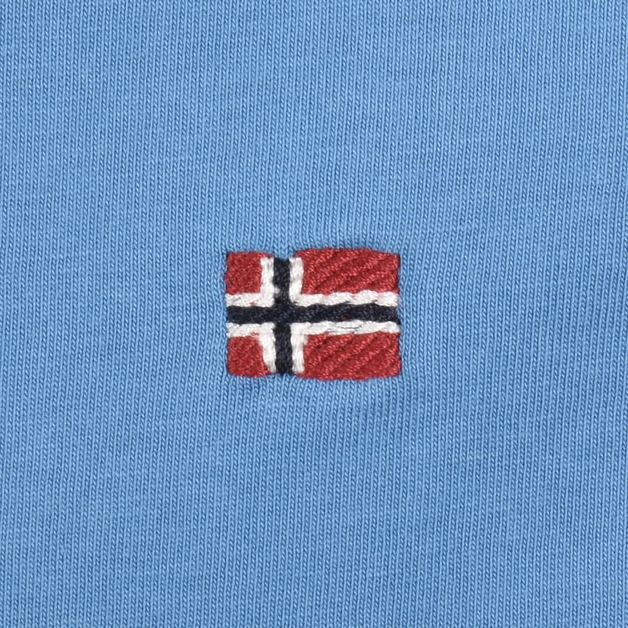 Image number 3 for Napapijri Salis Sum Logo T Shirt Blue