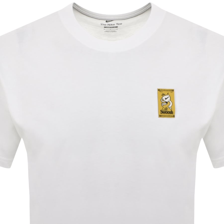 Image number 3 for Nike Sportswear Cafe Swoosh T Shirt White