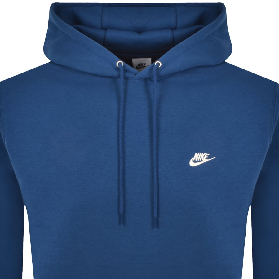 Image number 2 for Nike Club Hoodie Blue