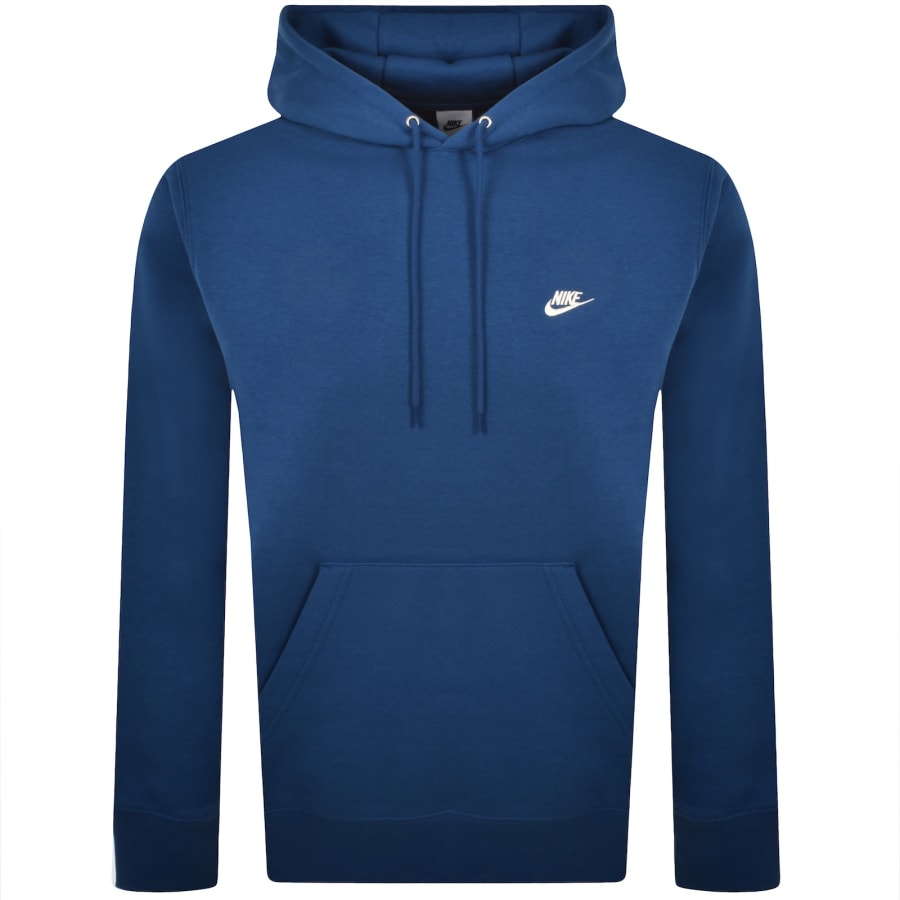 Image number 1 for Nike Club Hoodie Blue