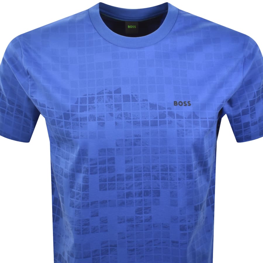 Image number 2 for BOSS Clash T Shirt Medium Blue