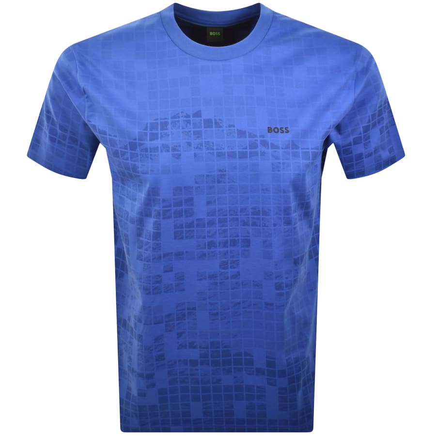 Image number 1 for BOSS Clash T Shirt Medium Blue
