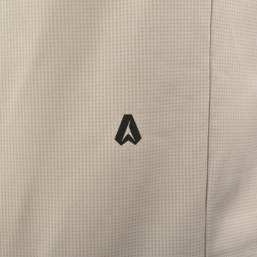 Image number 4 for BOSS Active Push Slim Fit T Shirt Beige