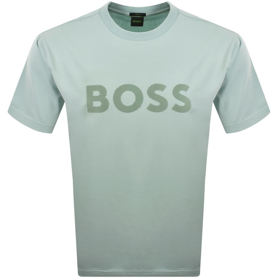 Image number 1 for BOSS Iconic Logo T Shirt Blue