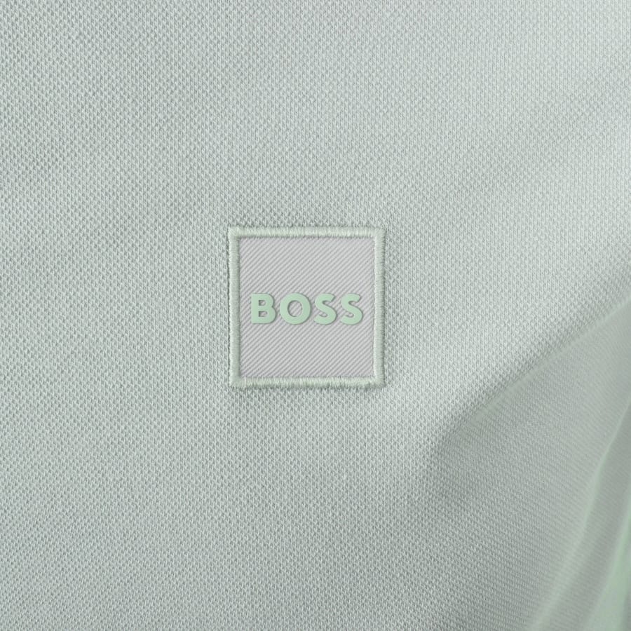 Image number 3 for BOSS Long Sleeve Passerby Polo T Shirt Grey