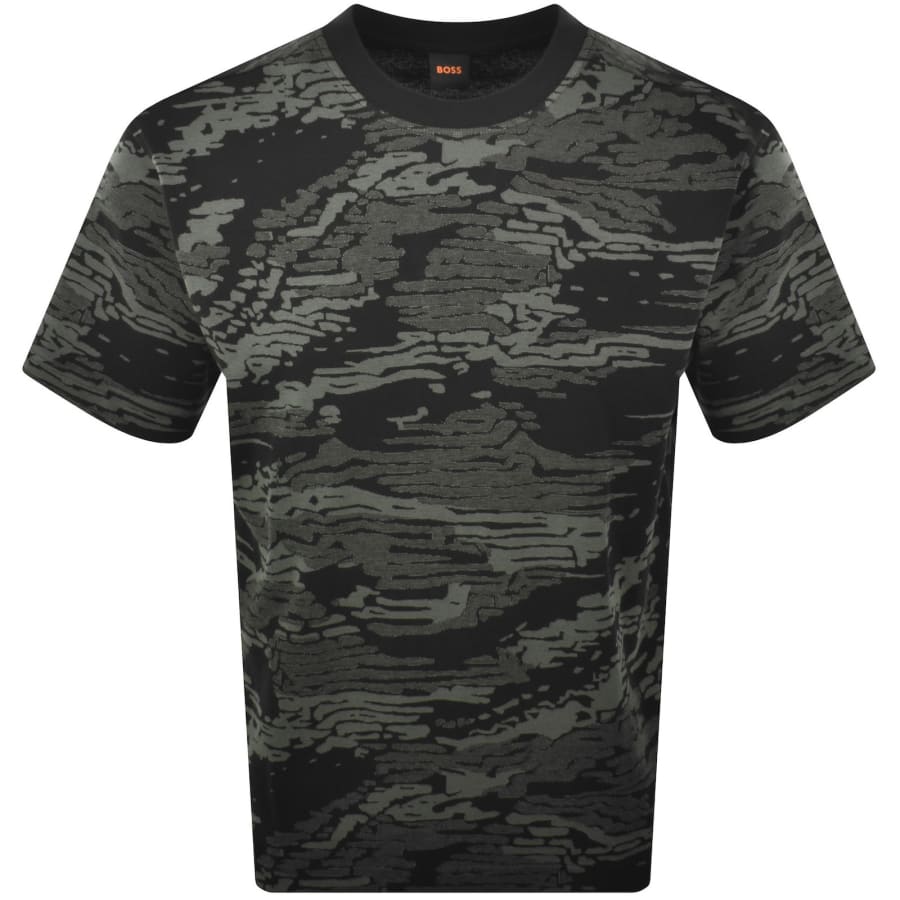 Image number 1 for BOSS Te Wildnature T Shirt Black