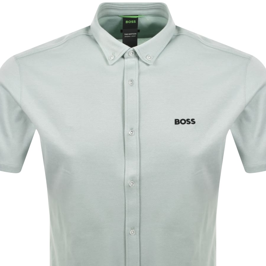 Image number 2 for BOSS ST Motion Short Sleeve Shirt Blue