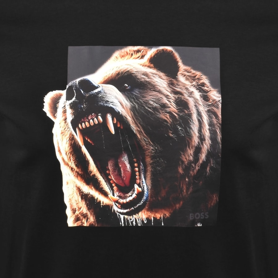 Image number 3 for BOSS Graphic T Shirt Black
