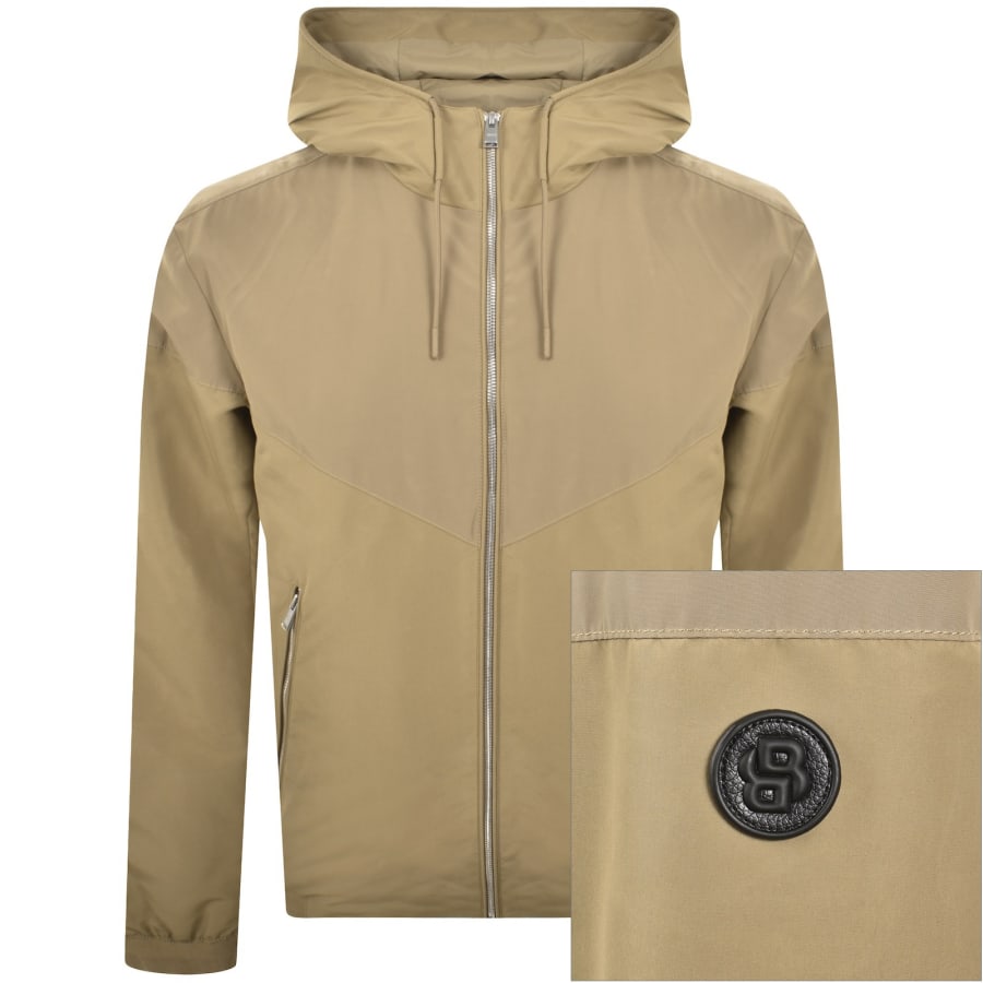 Image number 1 for BOSS Water Repellent Jacket Beige