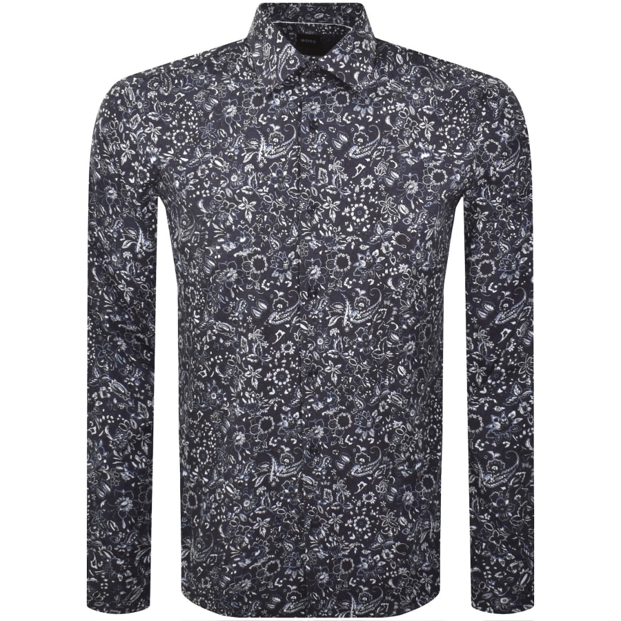 Image number 1 for BOSS H Joe Kent Shirt Navy