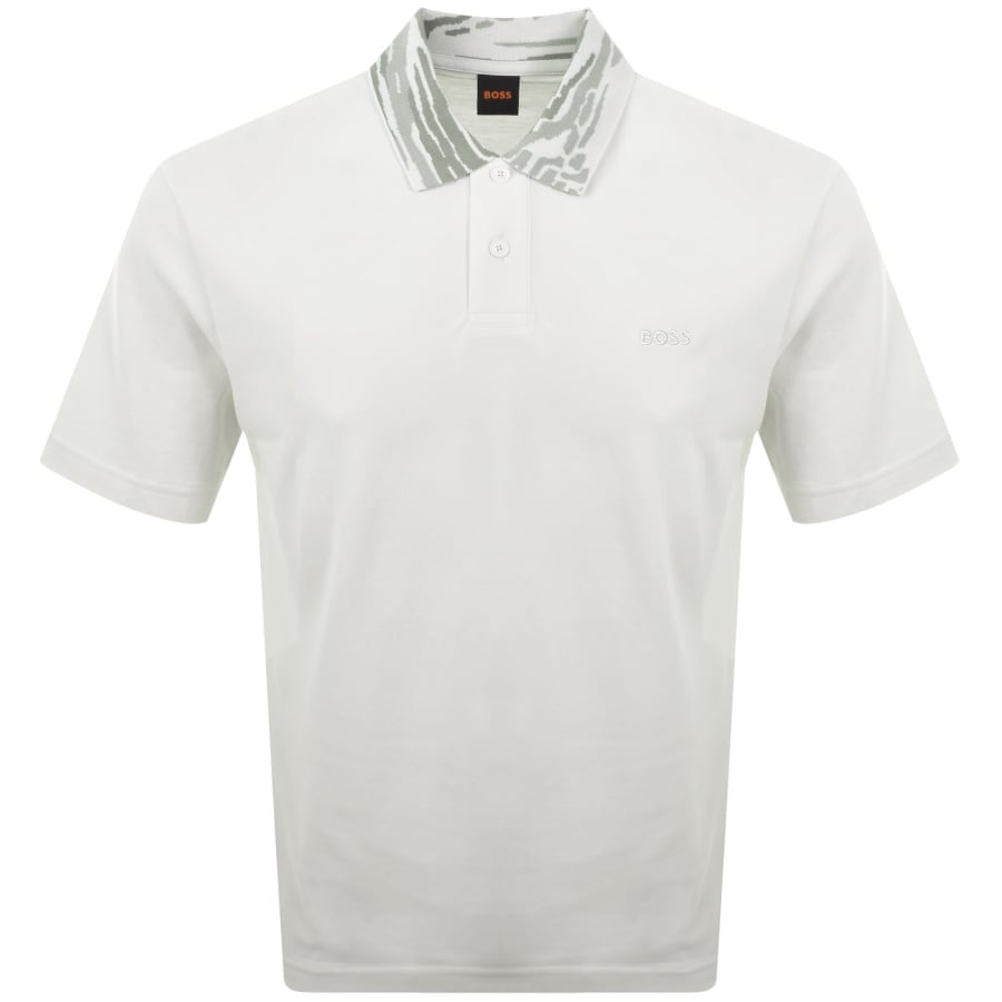 Image number 1 for BOSS Pe Wildnature Polo T Shirt Cream