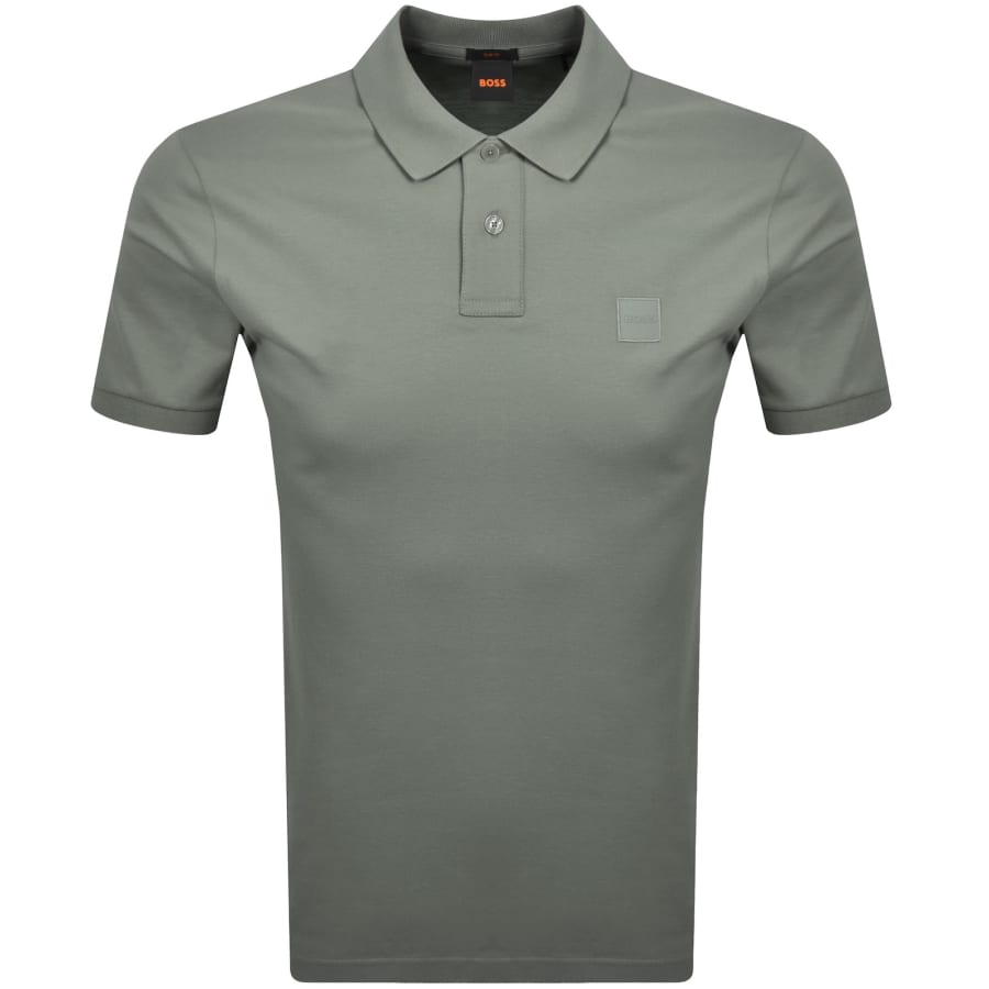 Image number 1 for BOSS Passenger Polo T Shirt Grey