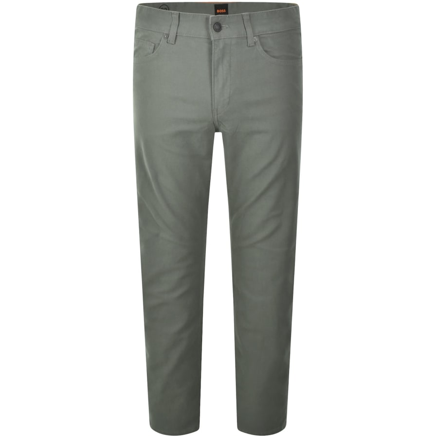 Image number 2 for BOSS Delaware Slim Fit Trousers Grey