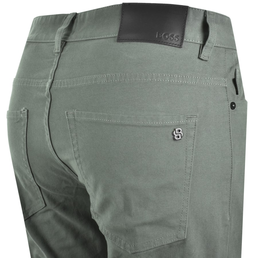 Image number 4 for BOSS Delaware Slim Fit Trousers Grey