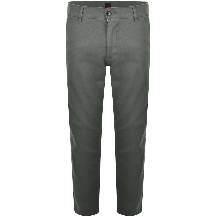 Image number 2 for BOSS Chino Slim Trousers Grey