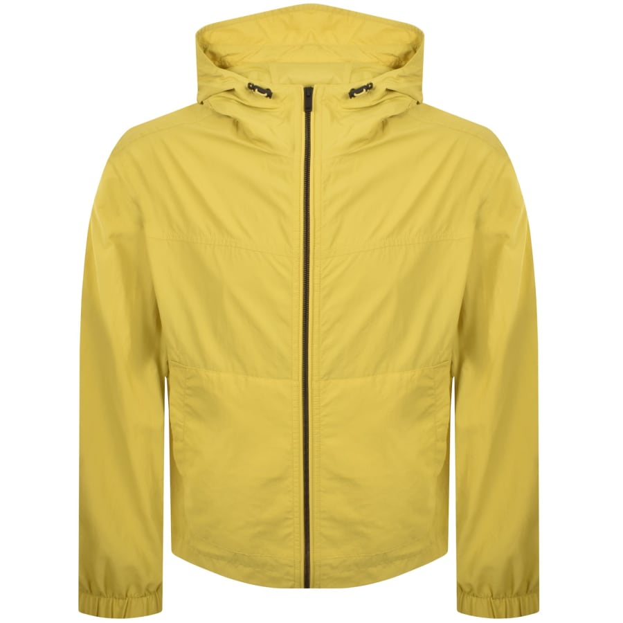 Image number 2 for BOSS Orip Crinkled Nylon Jacket Yellow