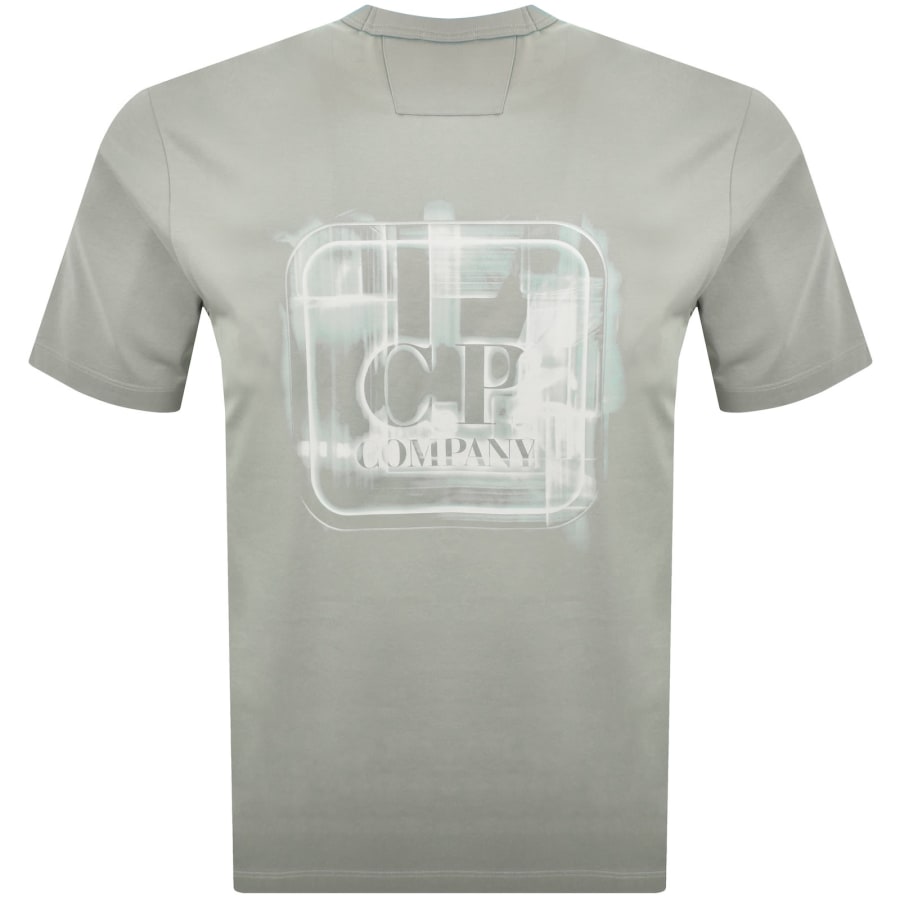 Image number 5 for CP Company Logo Jersey T Shirt Green
