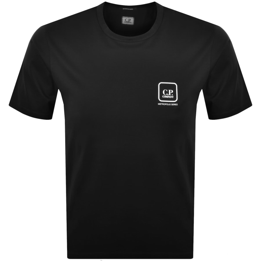 Image number 2 for CP Company Metropolis Logo T Shirt Black