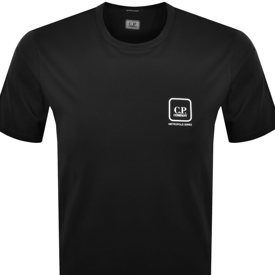 Image number 3 for CP Company Logo Jersey T Shirt Black