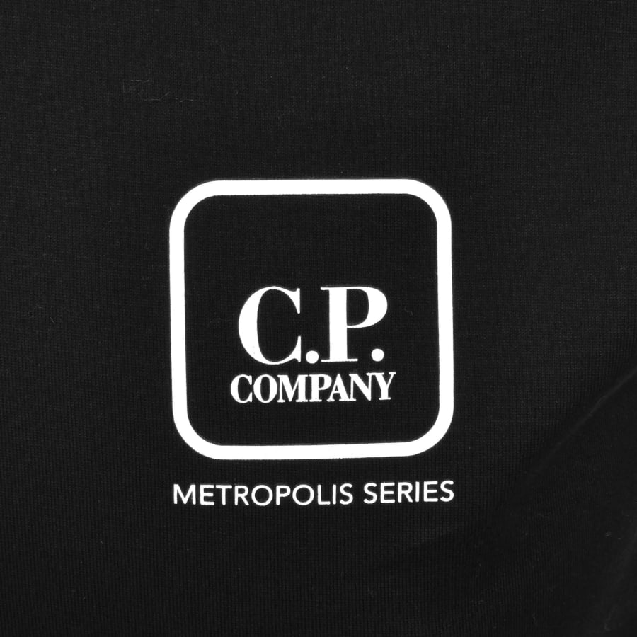 Image number 4 for CP Company Logo Jersey T Shirt Black