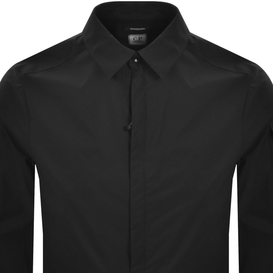 Image number 3 for CP Company Metropolis Tek Overshirt Black