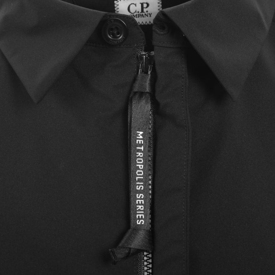 Image number 5 for CP Company Metropolis Tek Overshirt Black