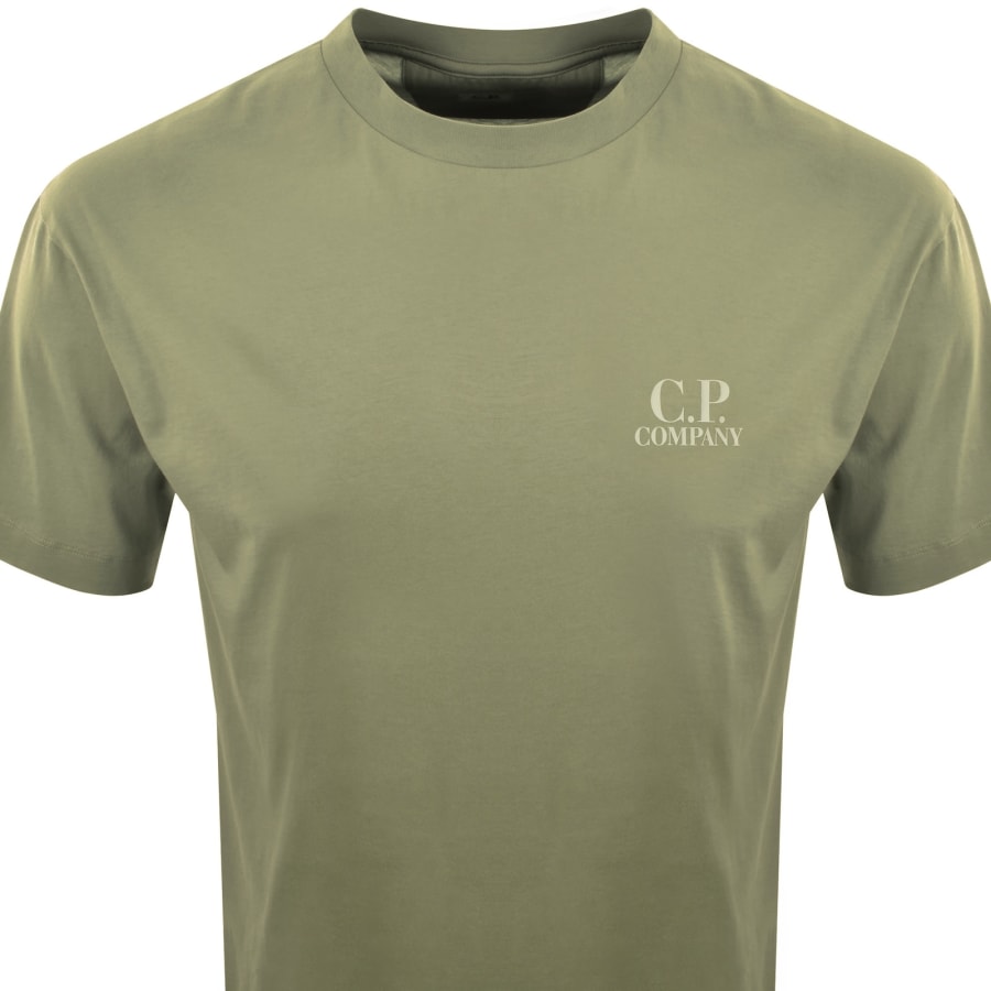 Image number 3 for CP Company Logo T Shirt Green
