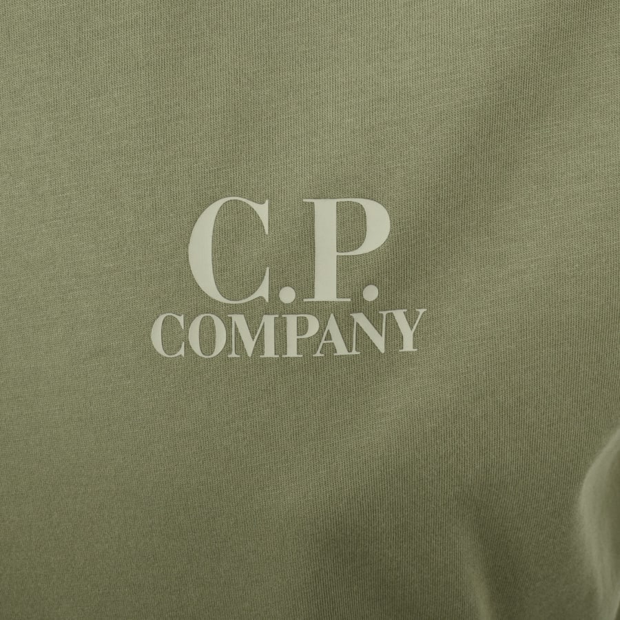 Image number 4 for CP Company Logo T Shirt Green