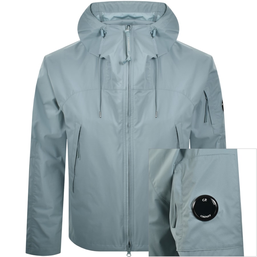 Image number 1 for CP Company Pro-Tek Hooded Jacket Blue