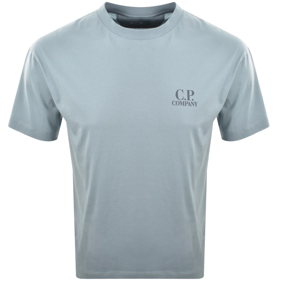 Image number 2 for CP Company Logo T Shirt Blue