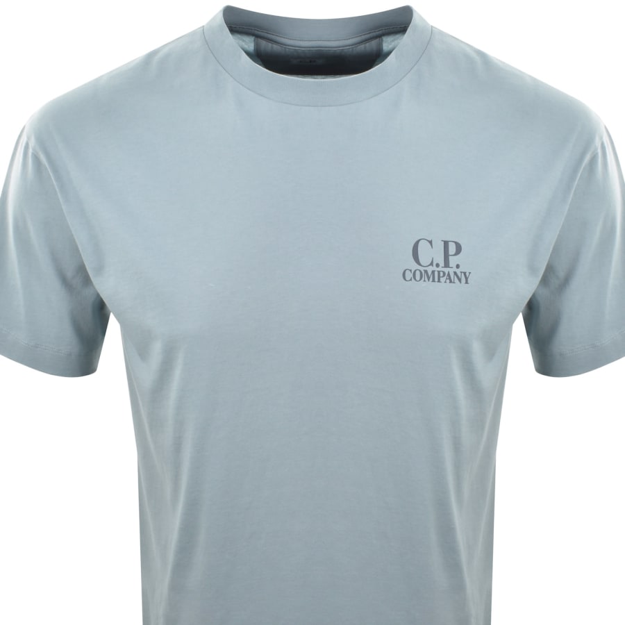 Image number 3 for CP Company Logo T Shirt Blue