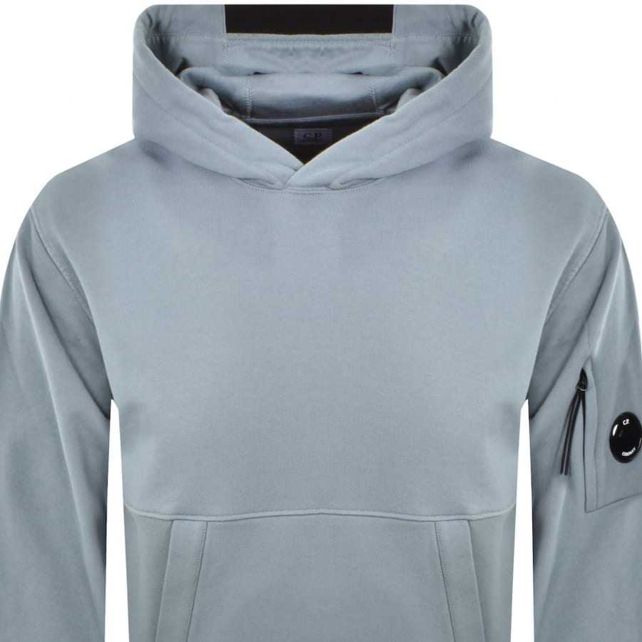 Image number 3 for CP Company Diagonal Raised Hoodie Blue