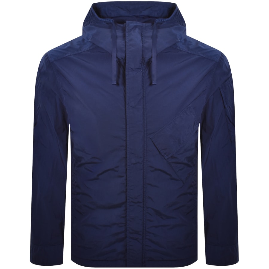 Image number 2 for CP Company Chrome-R Zip Overshirt Blue