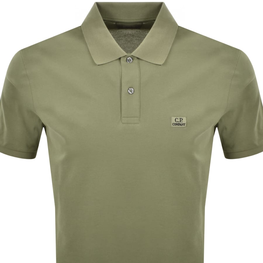 Image number 2 for CP Company Polo T Shirt Green
