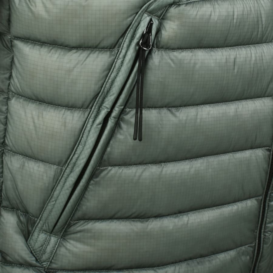 Image number 5 for CP Company DD Shell Down Gilet Silver Blue