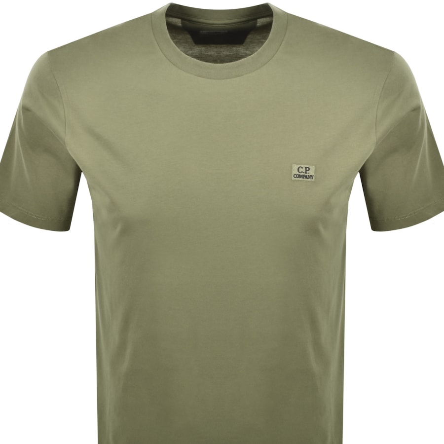 Image number 2 for CP Company Logo T Shirt Green